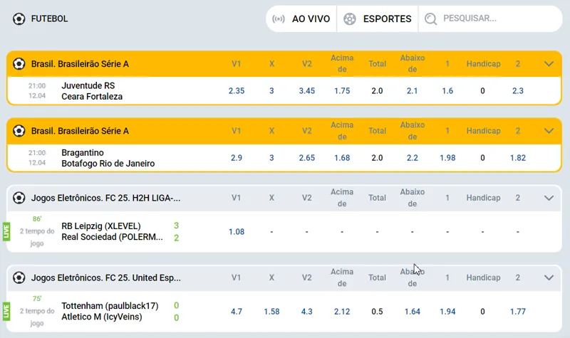 Apostas de futebol na MostBet