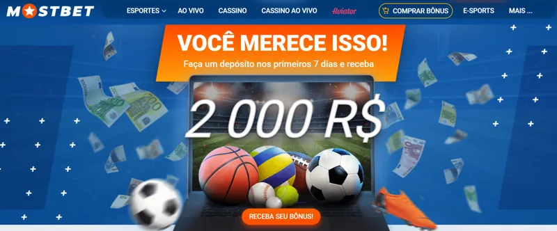 Bônus de boas-vindas para novos clientes da MostBet