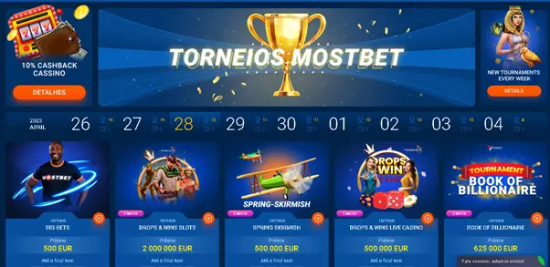 Torneios da Mostbet