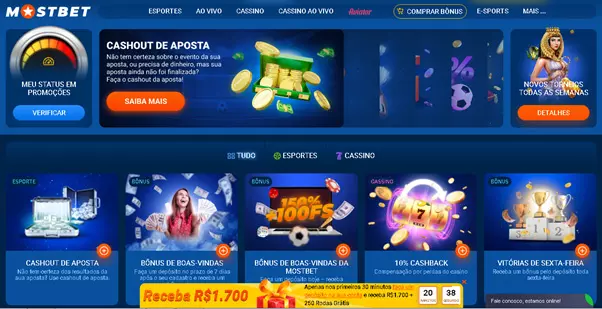 Promoções da Mostbet